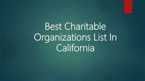 california charities search|California Nonprofit Organizations .